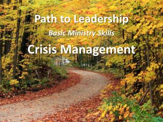 Path to Leadership