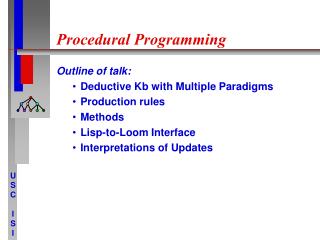 Procedural Programming