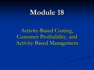 Module 18