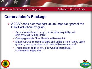 Commander’s Package