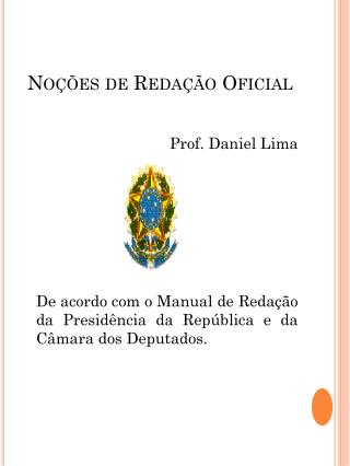 Noções de Redação Oficial