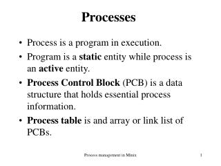 Processes