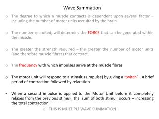 Wave Summation