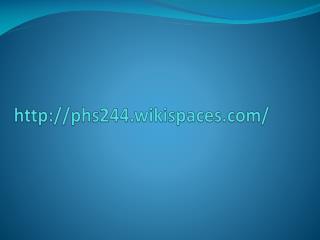 phs244.wikispaces/