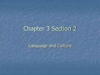 Chapter 3 Section 2