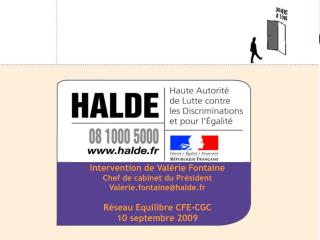 Collège 29 septembre 2008 Promotion de l’égalité Équipe Emploi