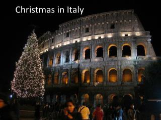 Christmas in Italy