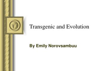 Transgenic and Evolution