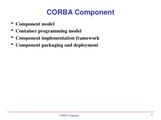 CORBA Component