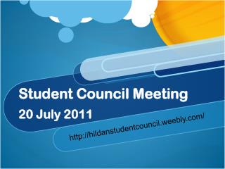 Student Council Meeting