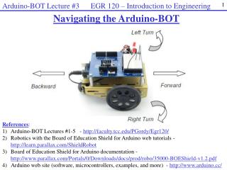 Navigating the Arduino-BOT