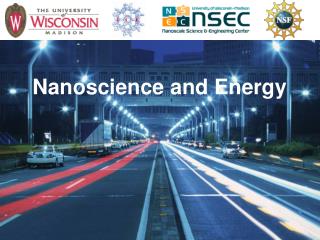 Nanoscience and Energy