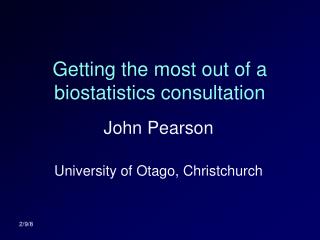 Getting the most out of a biostatistics consultation