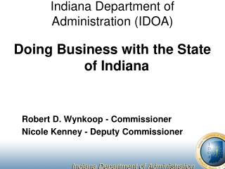 Indiana Department of Administration (IDOA)