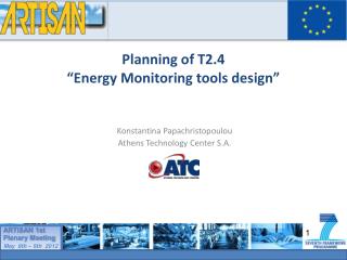 Planning of T2.4 “Energy Monitoring tools design”