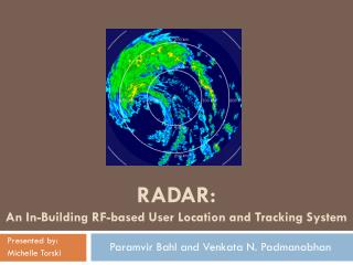 RADAR: An In-Building RF-based User Location and Tracking System