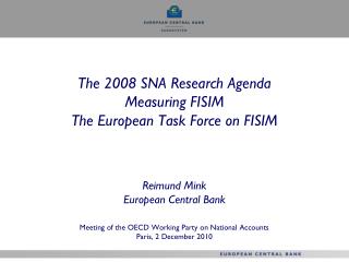 European Task Force on FISIM