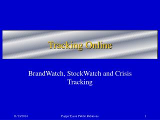 Tracking Online