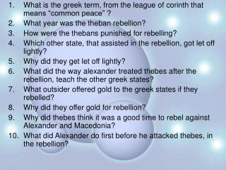 What is the greek term, from the league of corinth that means “common peace” ?