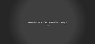 Resistance in Concentration Camps