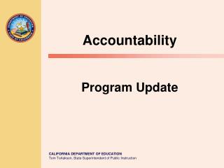 Accountability Program Update