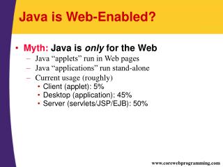 Java is Web-Enabled?