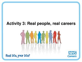 Activity 3: Real people, real careers