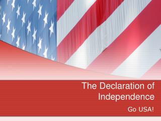 The Declaration of Independence