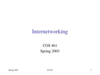 Internetworking