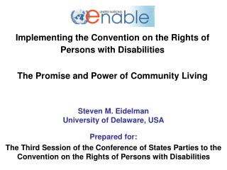 Steven M. Eidelman University of Delaware, USA Prepared for: