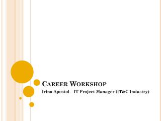 Career Workshop