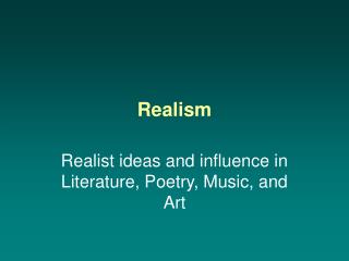 Realism