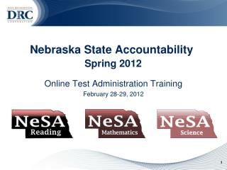 Nebraska State Accountability Spring 2012