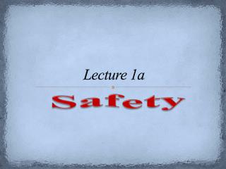 Lecture 1a