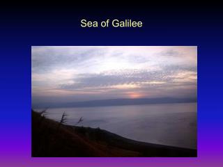 Sea of Galilee