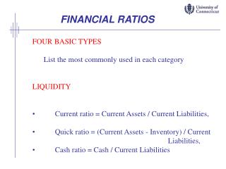 FINANCIAL RATIOS