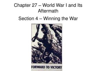 Chapter 27 – World War I and Its Aftermath