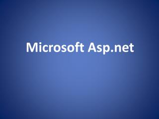 Microsoft Asp