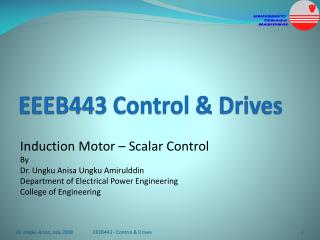 EEEB443 Control &amp; Drives