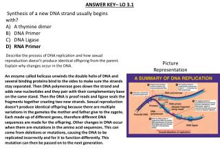 ANSWER KEY– LO 3.1