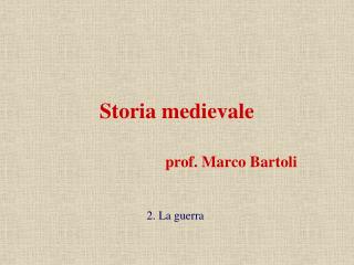 prof. Marco Bartoli