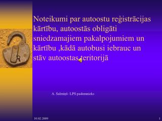 A. Salmiņš- LPS padomnieks