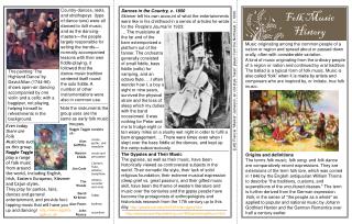 Folk Music History