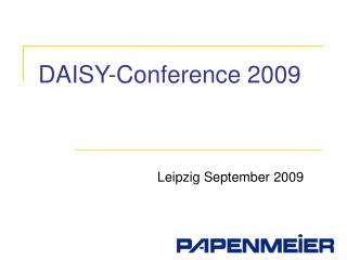 DAISY-Conference 2009