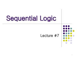 Sequential Logic