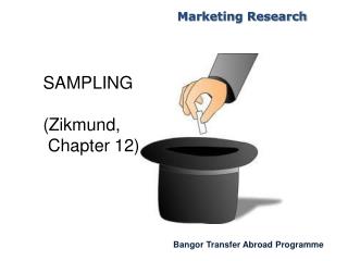 SAMPLING (Zikmund, Chapter 12)