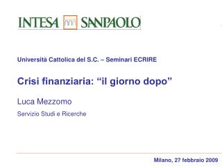 Milano, 27 febbraio 2009