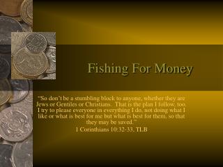 Fishing For Money