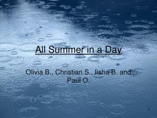 All Summer in a Day