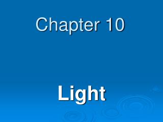 Chapter 10